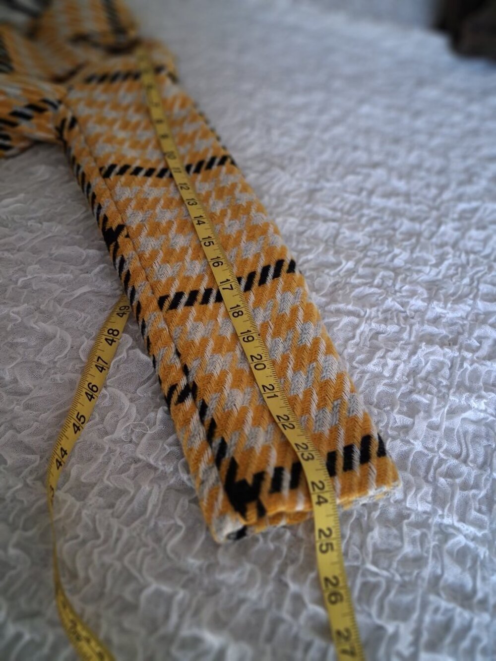 River Island Yellow Plaid Double-Breasted Coat - Picture 9 of 10